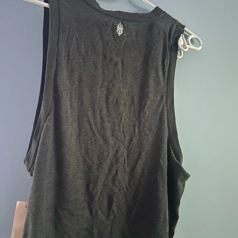 New Free People Love Burnout Logo Tank - Picture 4 of 6